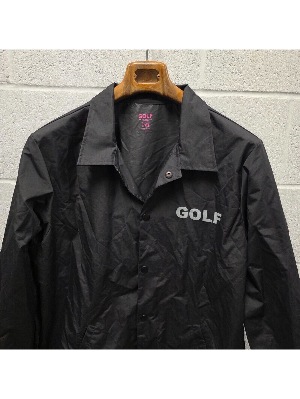 Golf Wang Camp Flognaw CFG Employee Work Snap Button Black L 23x32 jacket